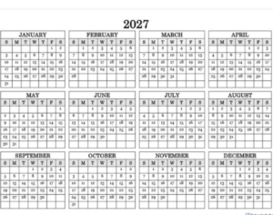 2027 RCUH Wall Calendar Available to Order